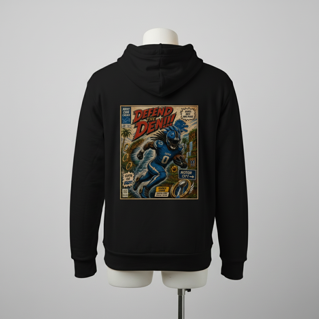 Jahmyr Gibbs is Sonic Fantasy Football Sponge Fleece Hoodie — Version 2