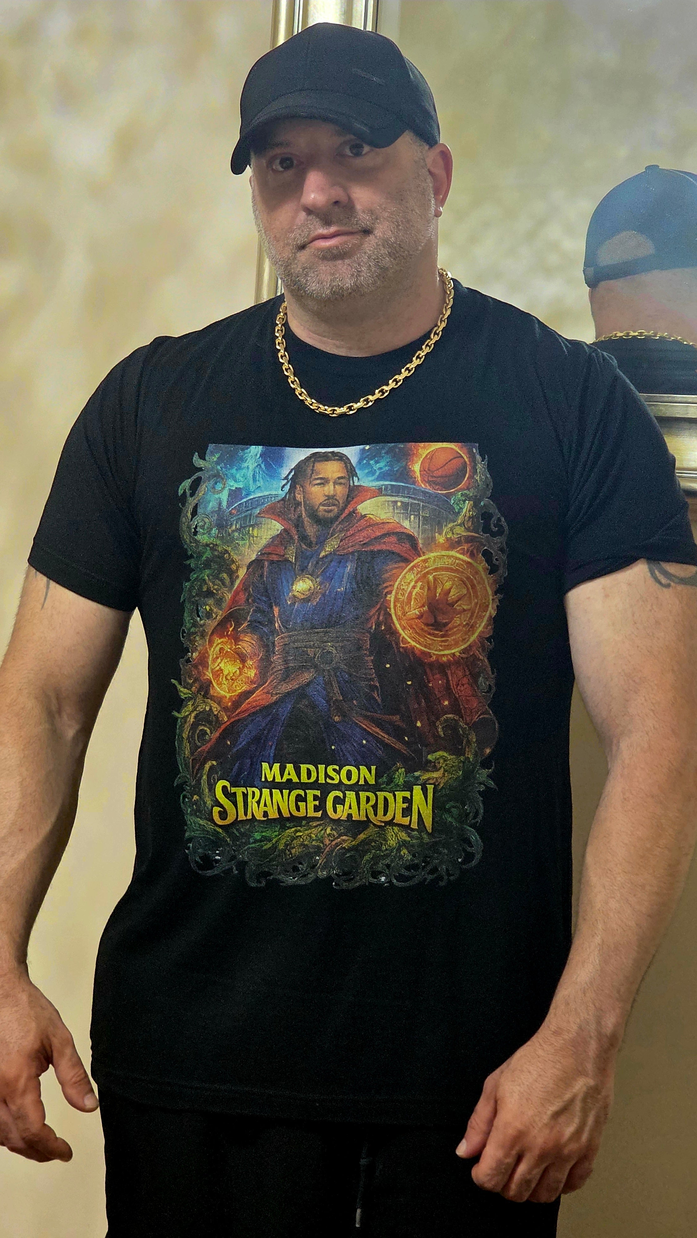 Jalen Brunson Dr. Strange Marvel Fantasy Basketball Triblend T-Shirt