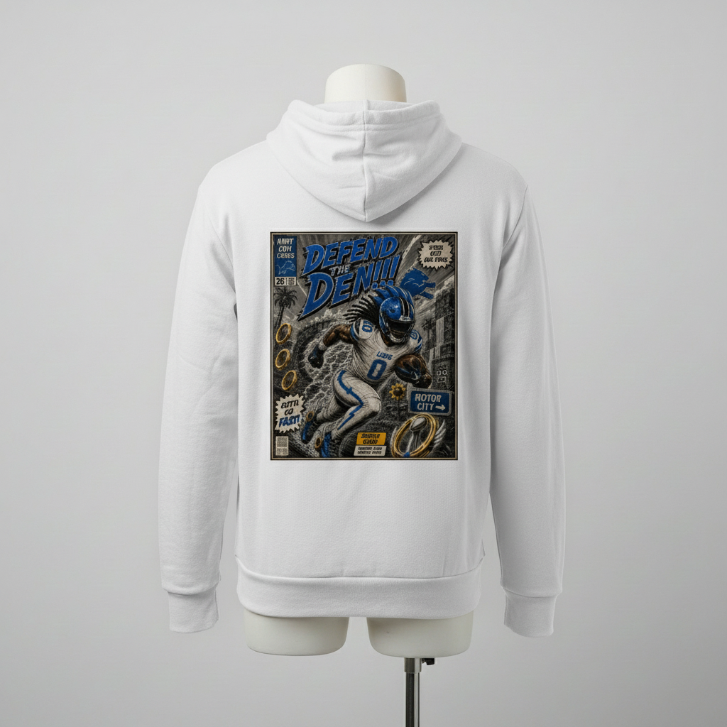 Jahmyr Gibbs is Sonic Fantasy Football Hoodie — Version 3