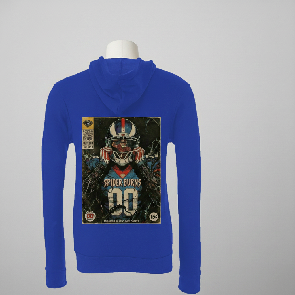 Brian Burns Venom – NY Giants Fantasy Football Sponge Fleece Hoodie