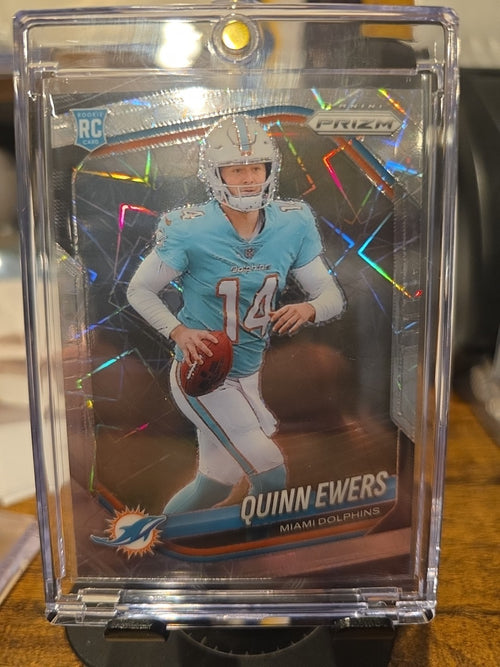 2025 Panini Prizm - Rookies Quinn Ewers #307 Lazer Prizm (RC)