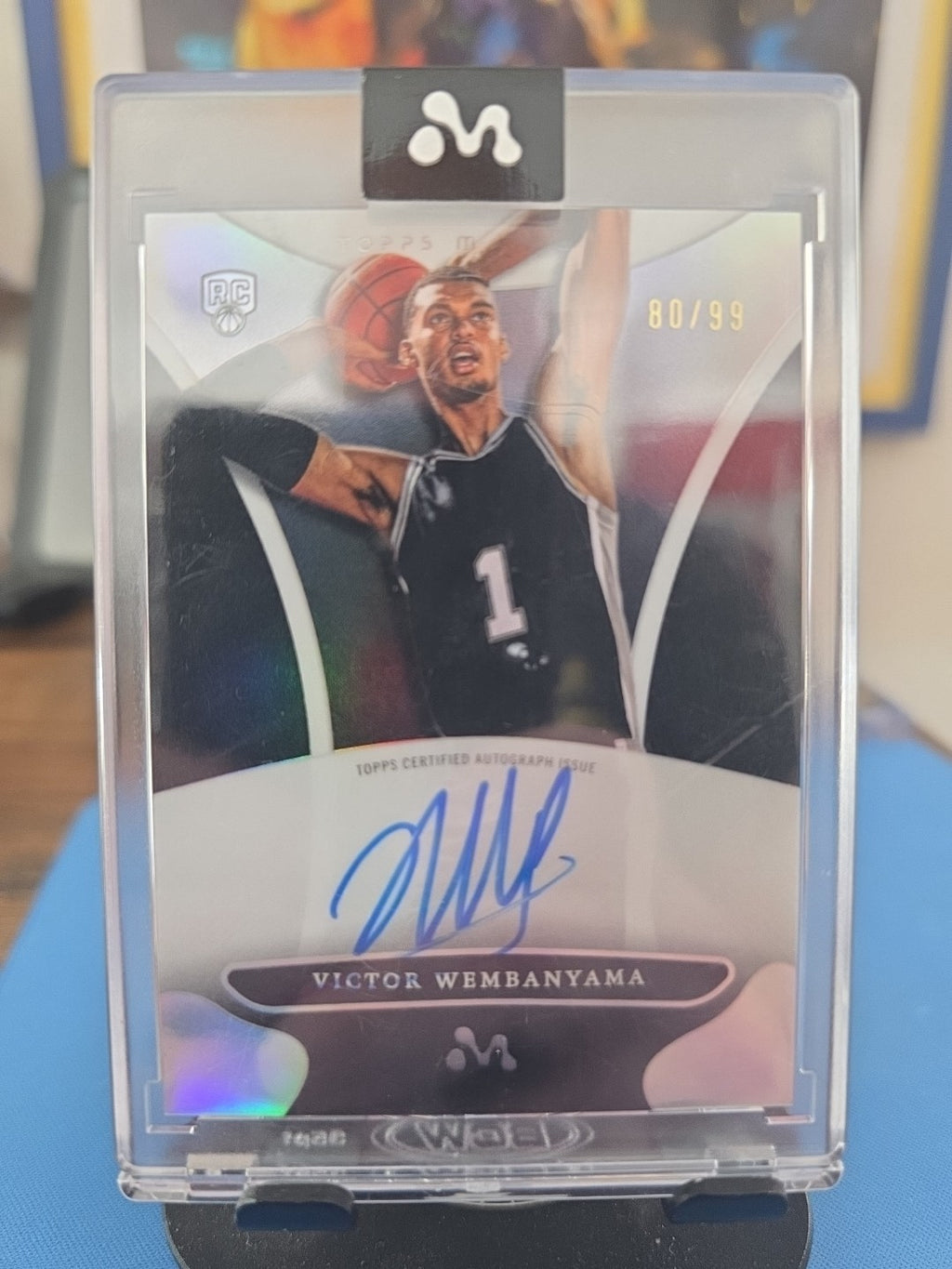 2023-24 Topps Mercury Victor Wembanyama Autograph Rookie #8 /99