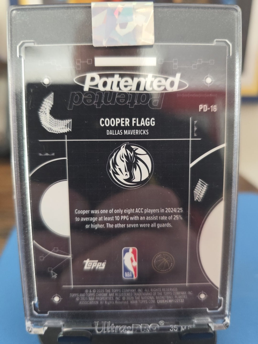 2025-26 Topps Chrome - Patented Cooper Flagg #PD-16 (RC)