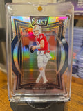 2024 Panini Select - Concourse Drake Maye #27 Silver Prizm Die-Cut (RC)
