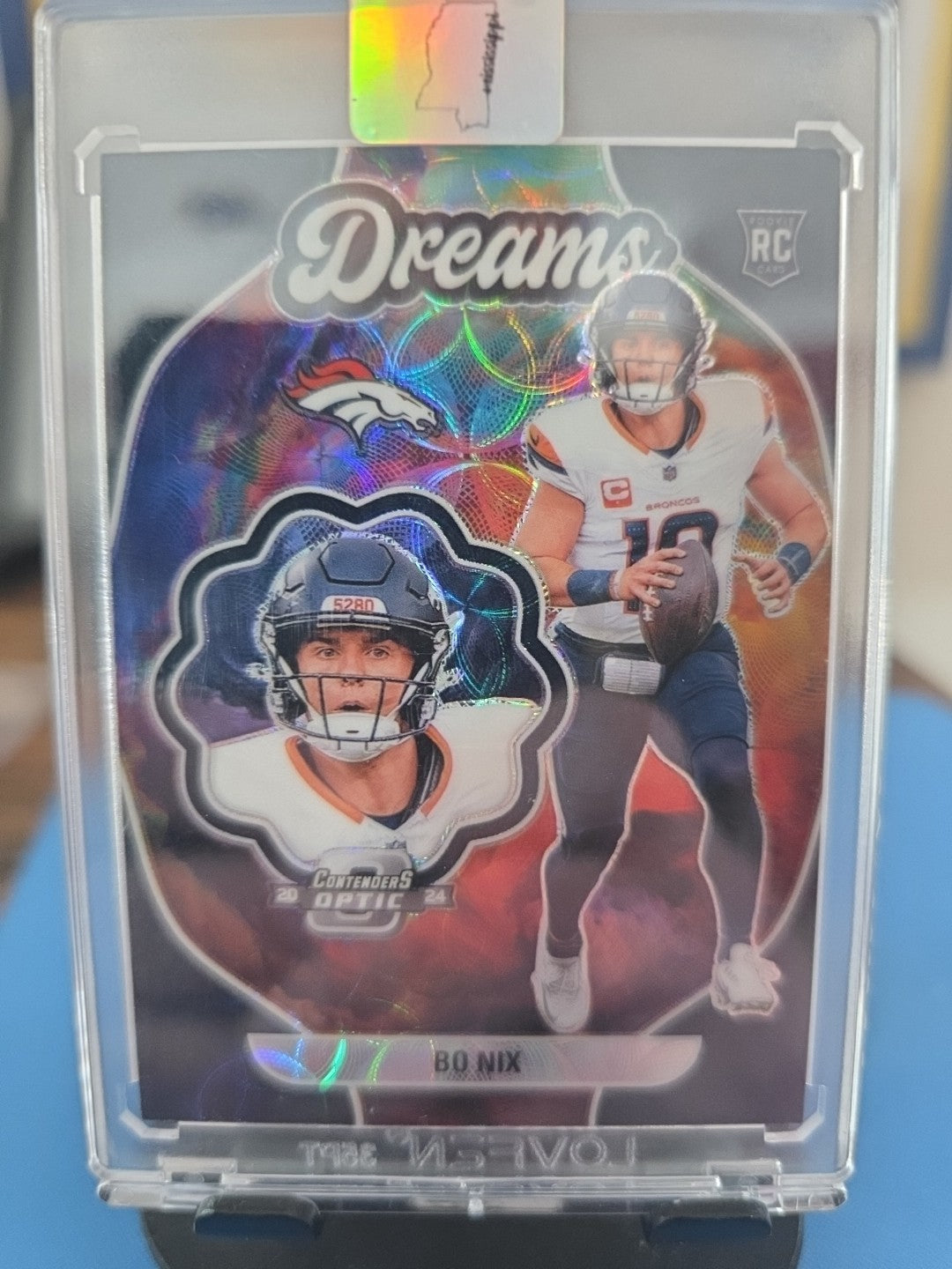 2024 Optic Contenders Dreams Black Scope /25 Bo Nix #D-BNX