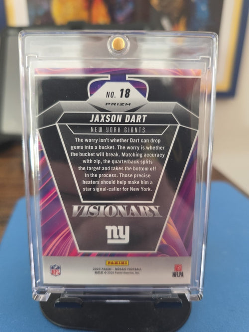 2025 Panini Mosaic - Visionary Jaxson Dart #18 (RC)
