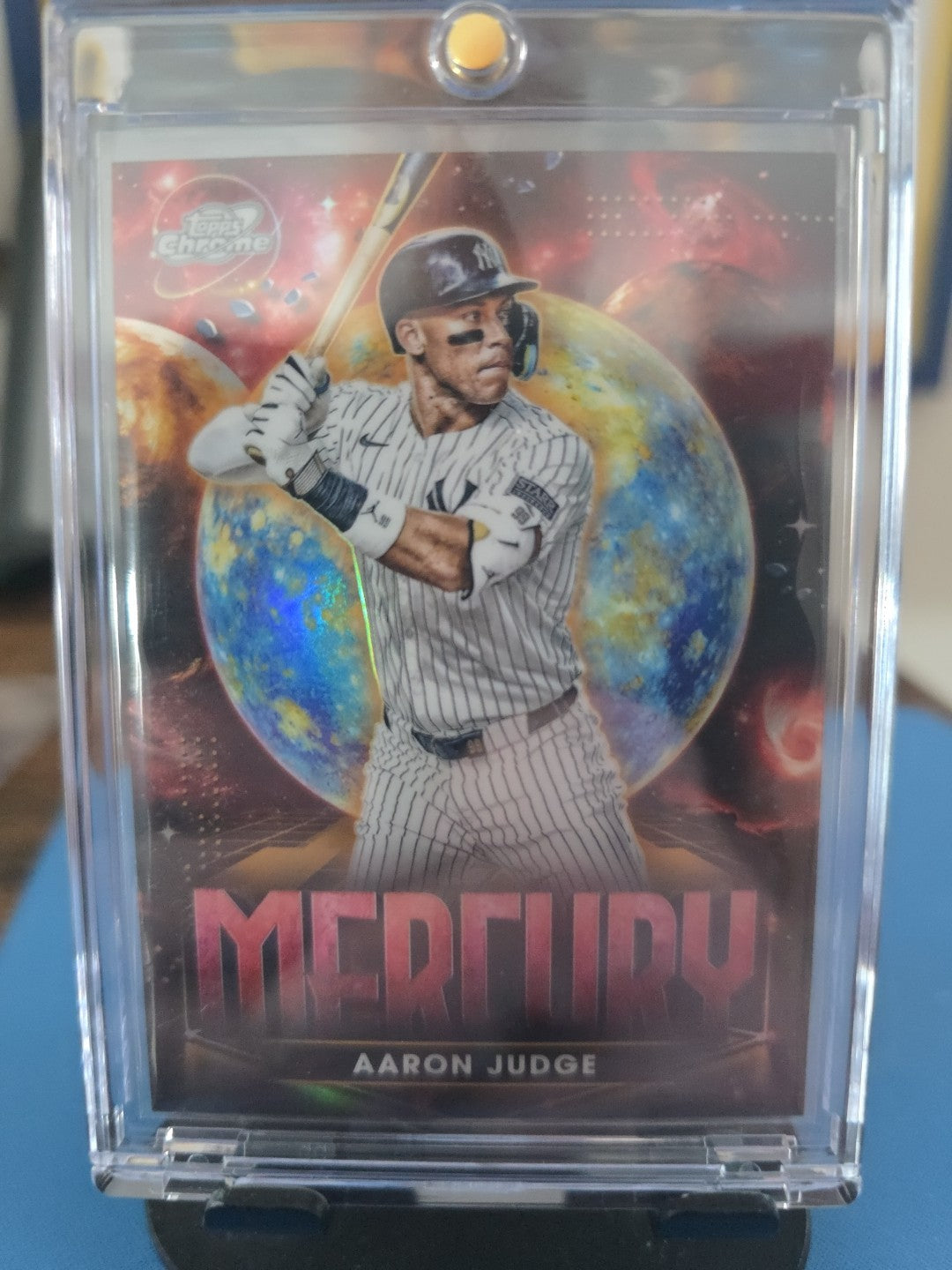 2025 Topps Cosmic Chrome Aaron Judge Planetary Pursuit Mercury SP Yankees MVP