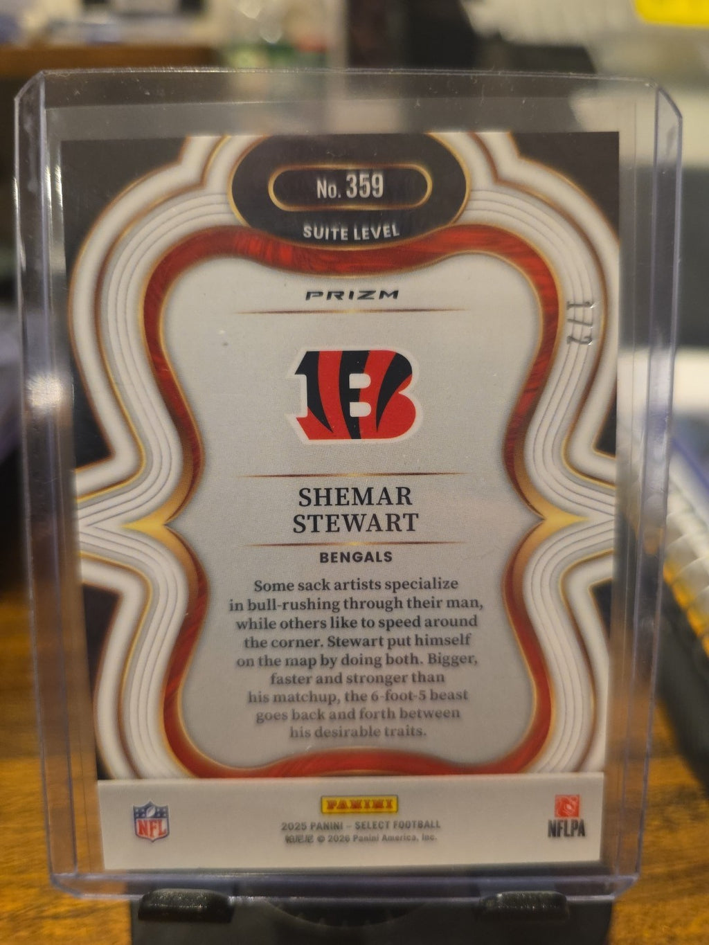 2025 Panini Select Dragon Skin Shemar Stewart 1/2