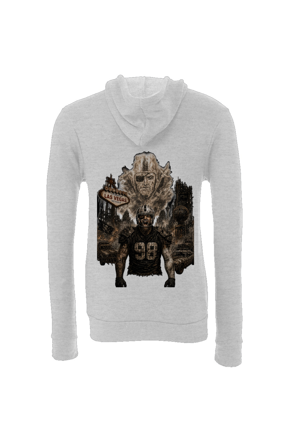 Madd Maxx Crosby -- Las Vegas Raiders Fantasy Football Sponge Fleece Hoodie