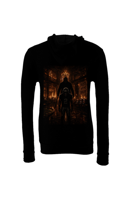Ashton Jeanty Dark Shadows -- Jason Voorhees Raiders Crossover Fleece Hoodie