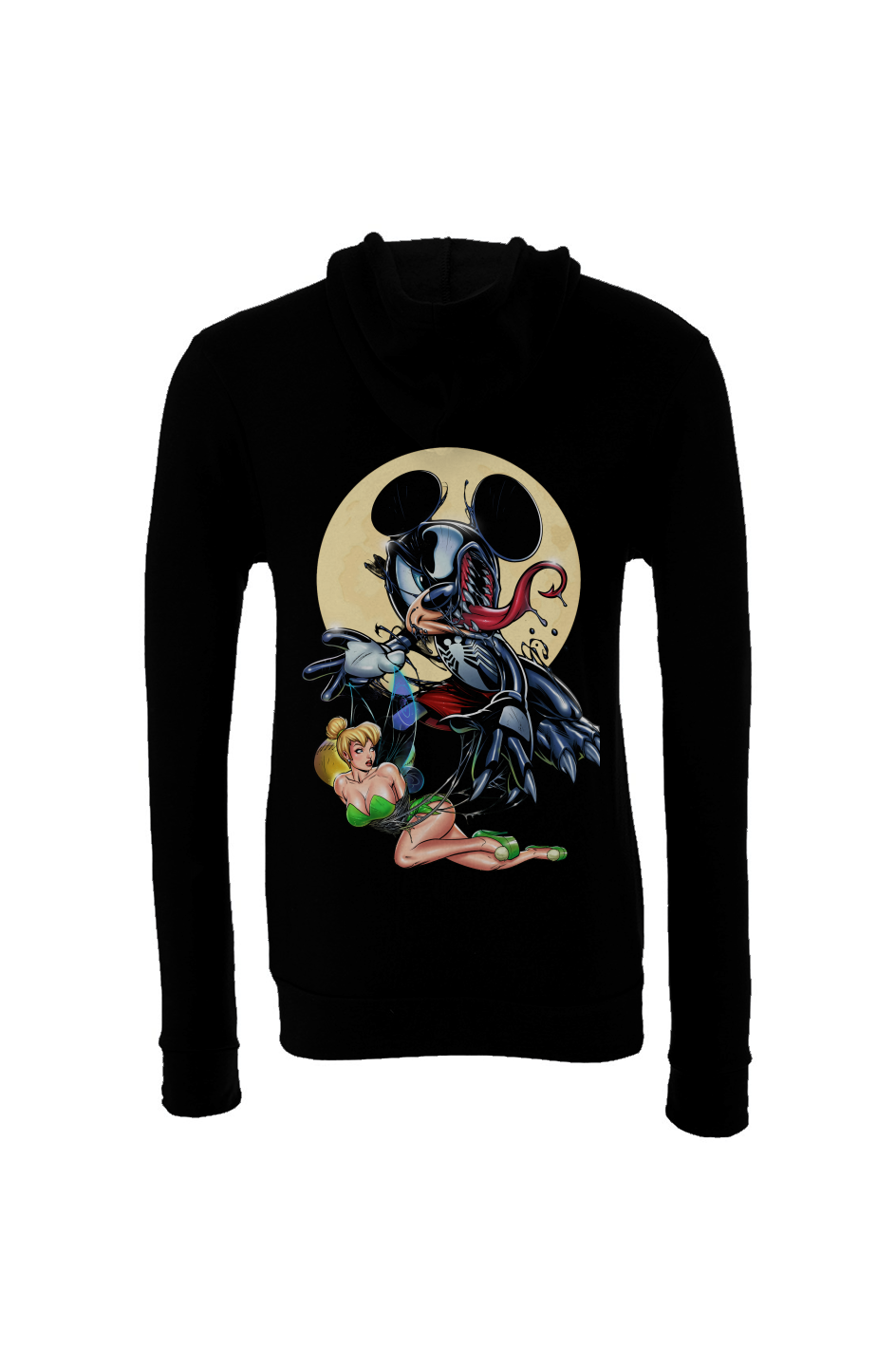 Venomized Mickey Mouse & Tinkerbell Dirty Disney Sponge Fleece Hoodie
