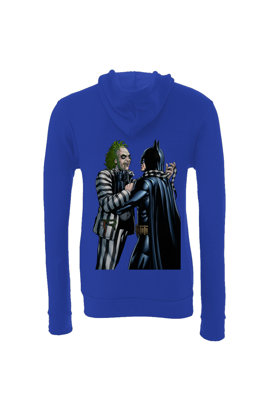Batman Vs Beetlejuice -- Multiverse Mashup Sponge Fleece Hoodie