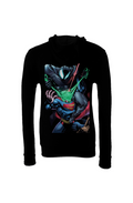 Spiderman V Superman -- Multiverse Showdown -- Sponge Fleece Hoodie