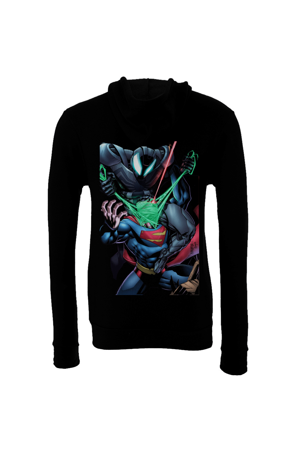 Spiderman V Superman -- Multiverse Showdown -- Sponge Fleece Hoodie
