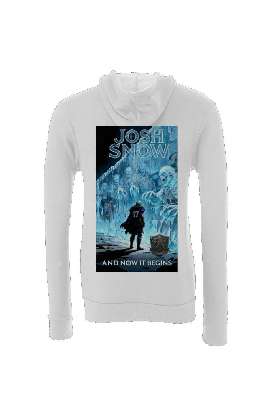 Josh Allen is Josh Snow -- Buffalo Bills Mafia Game of Thrones Sponge Fleece Hoodie