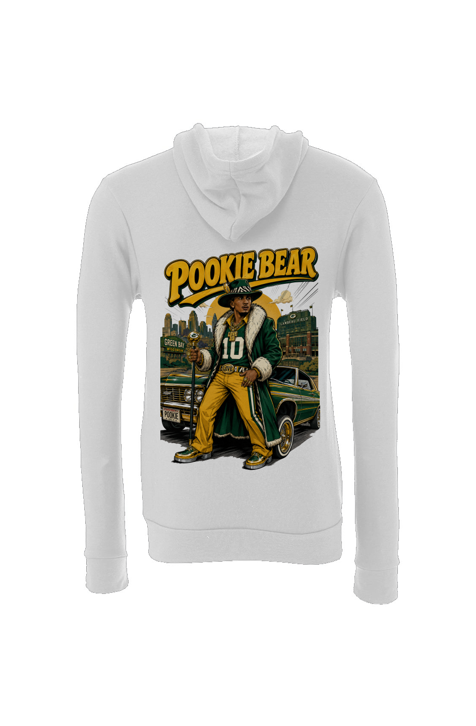 Jordan Love is Pookie -- Green Bay Packers Fantasy Football Sponge Fleece Hoodie