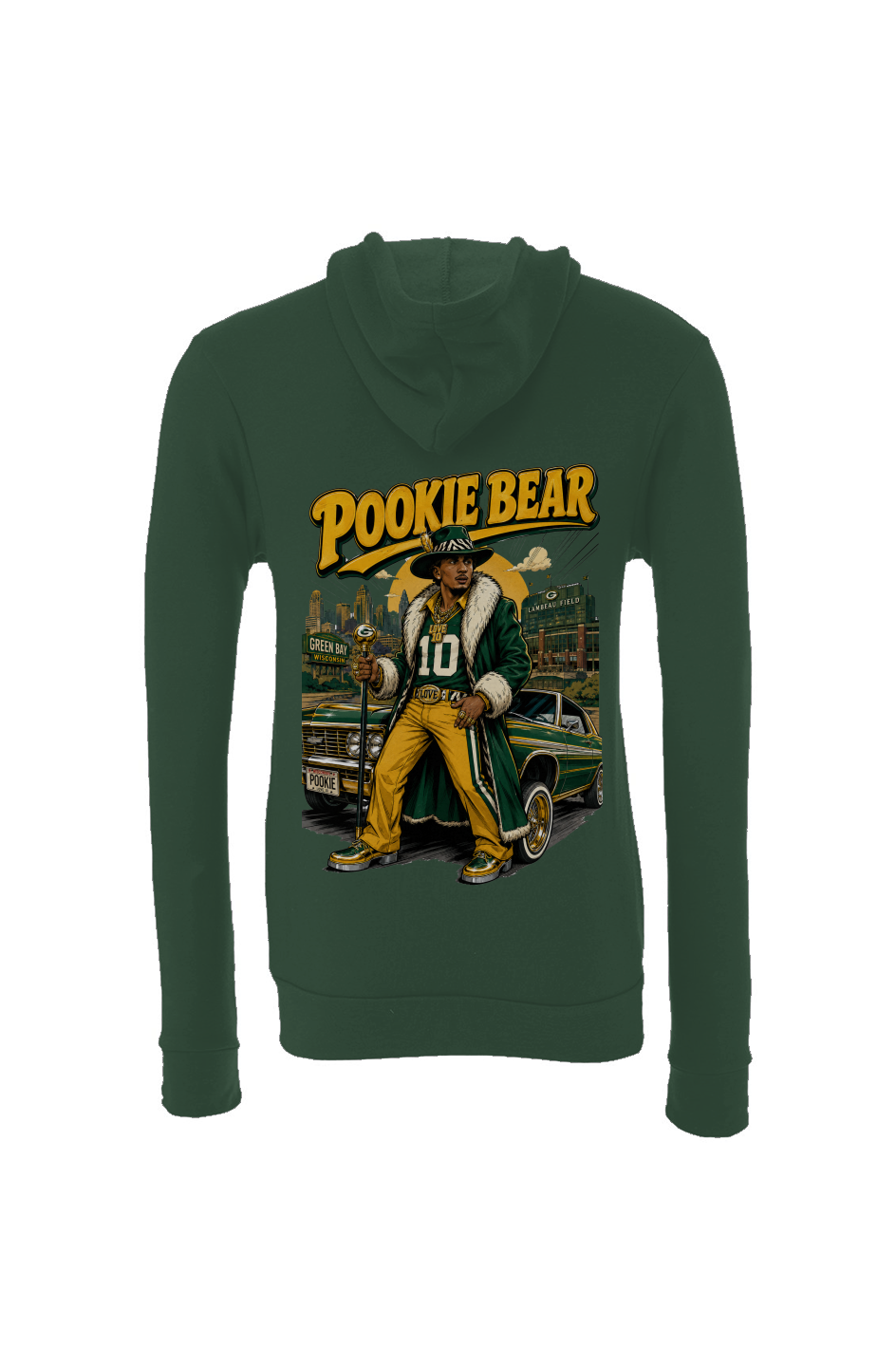 Jordan Love is Pookie -- Green Bay Packers Fantasy Football Sponge Fleece Hoodie