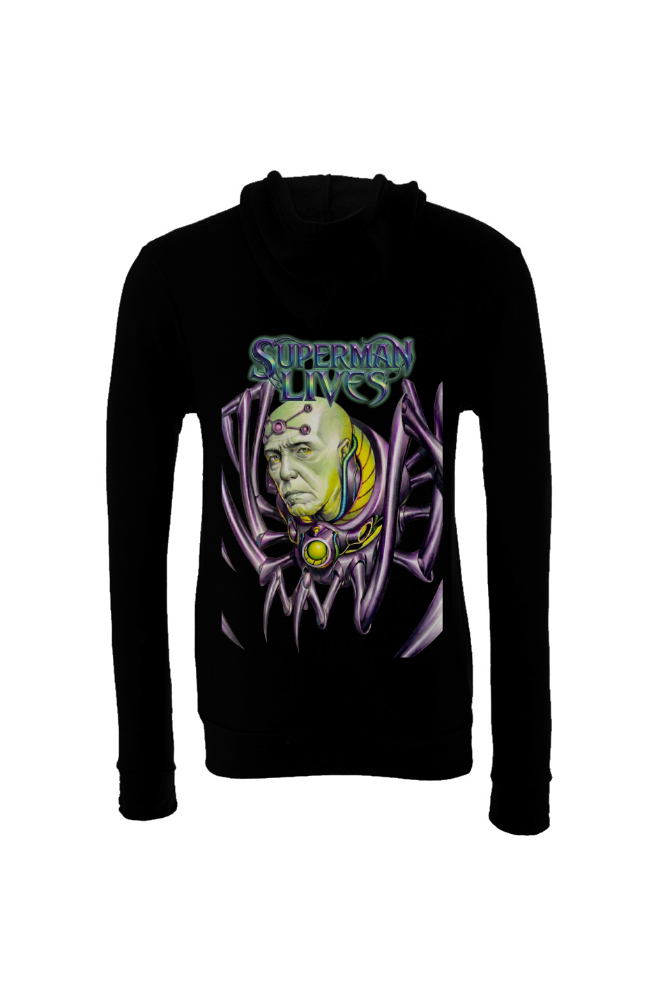 Christopher Walken is Brainiac -- Superman Lives Fantasy Sponge Fleece Hoodie