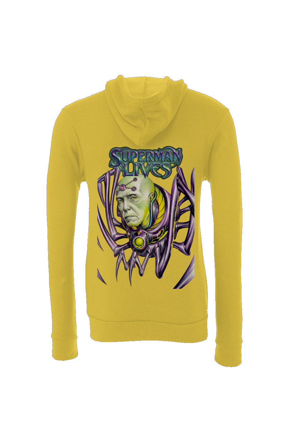 Christopher Walken is Brainiac -- Superman Lives Fantasy Sponge Fleece Hoodie