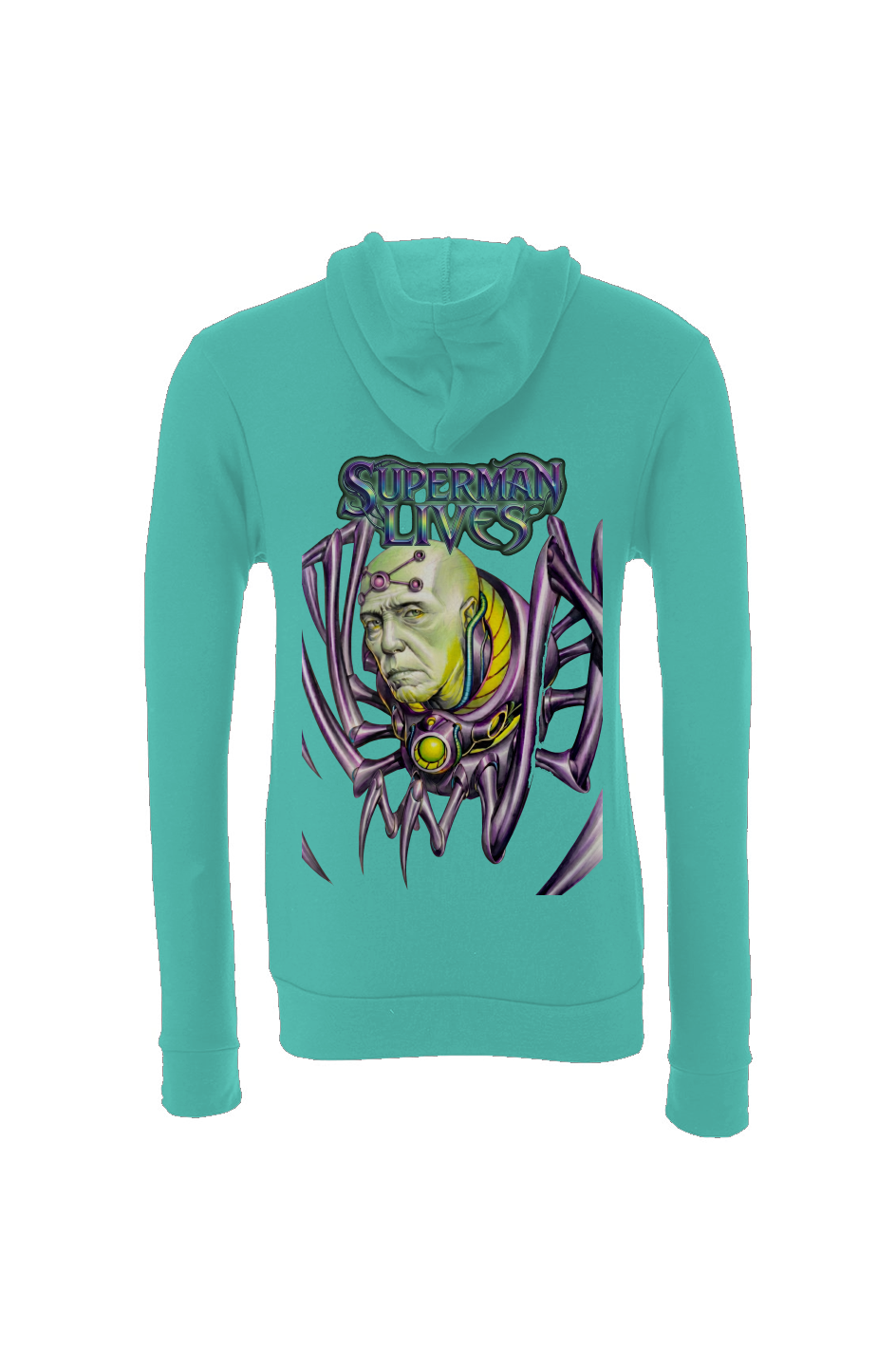 Christopher Walken is Brainiac -- Superman Lives Fantasy Sponge Fleece Hoodie