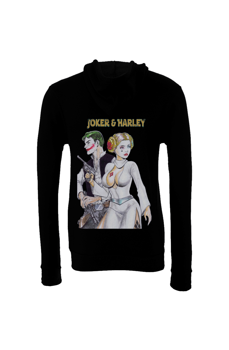 Joker & Harley Quinn Star Wars Batman Crossover Hoodie