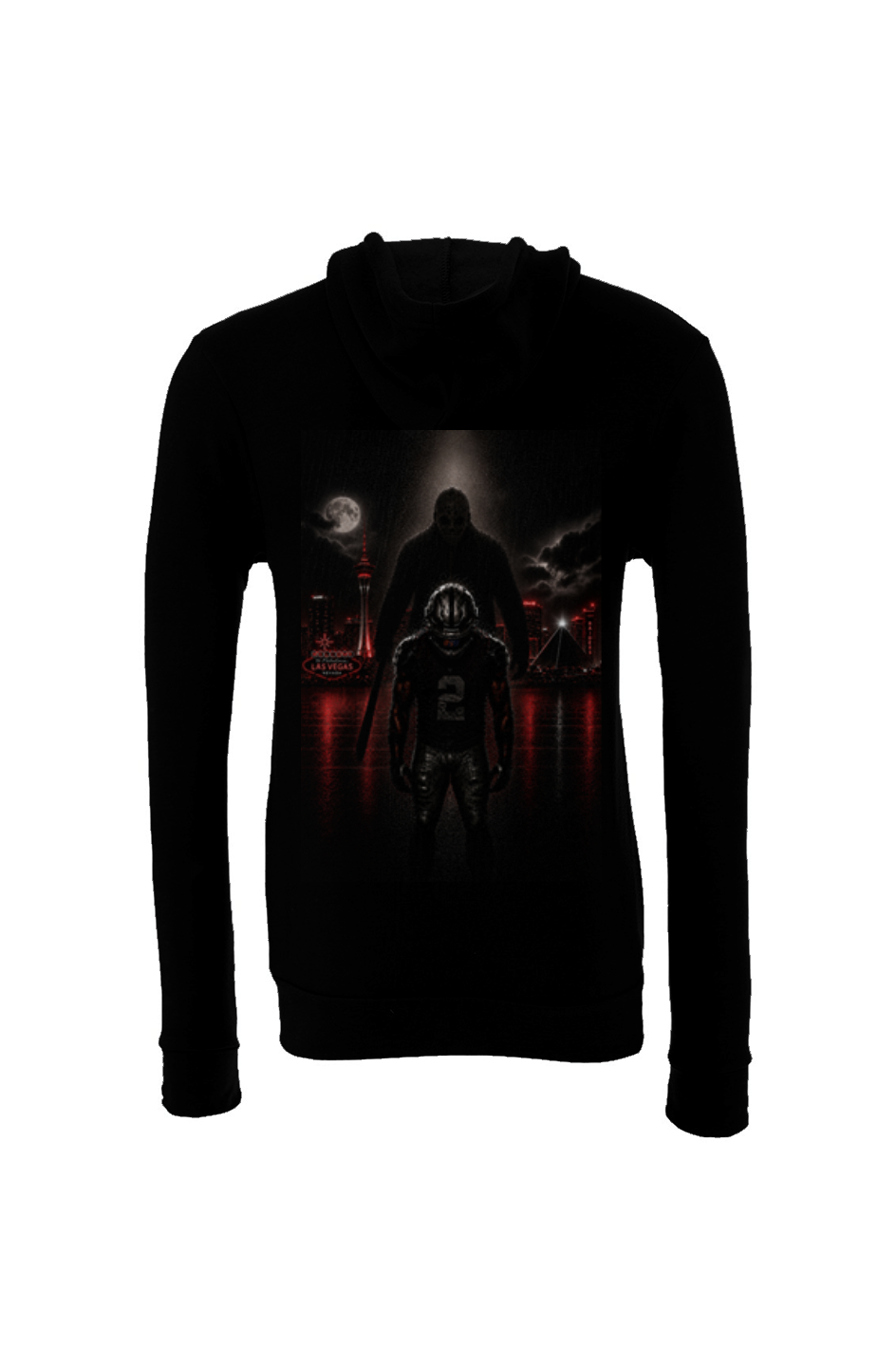 Jason vs Jeanty Las Vegas Raiders Fantasy Football Sponge Fleece Hoodie