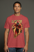 Jeremiyah Love The Flash Marvel Fantasy Football triblend t shirt