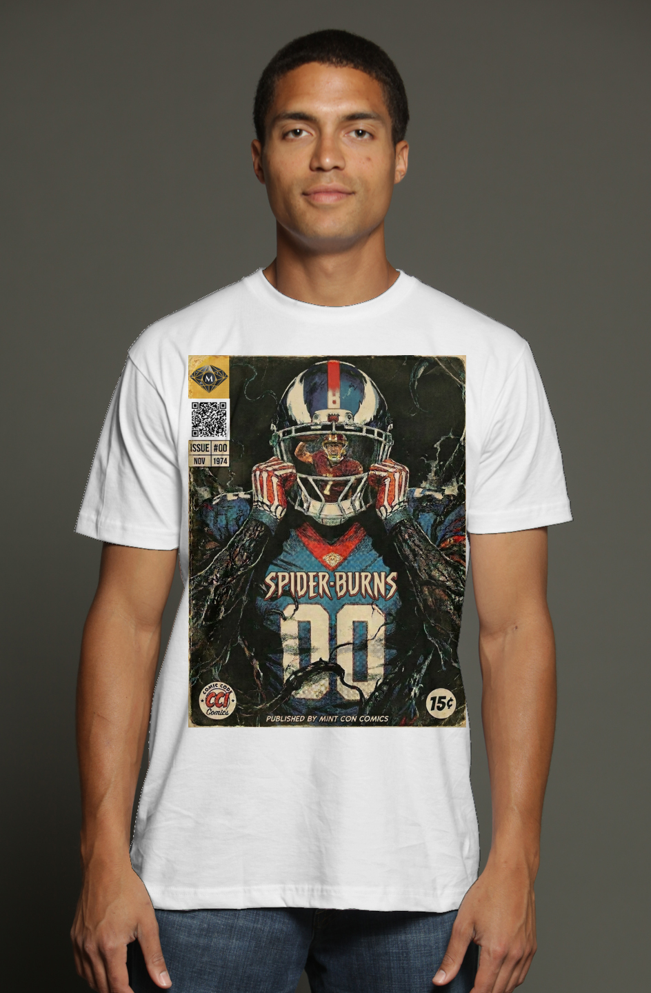 Brian Burns Venom – NY Giants Fantasy Football triblend t shirt