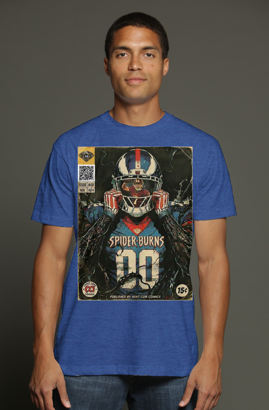 Brian Burns Venom – NY Giants Fantasy Football triblend t shirt
