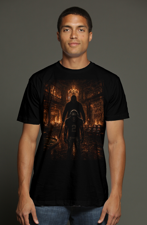 Ashton Jeanty x Jason Voorhees | Raiders Dark Shadows Crossover Triblend T-Shirt
