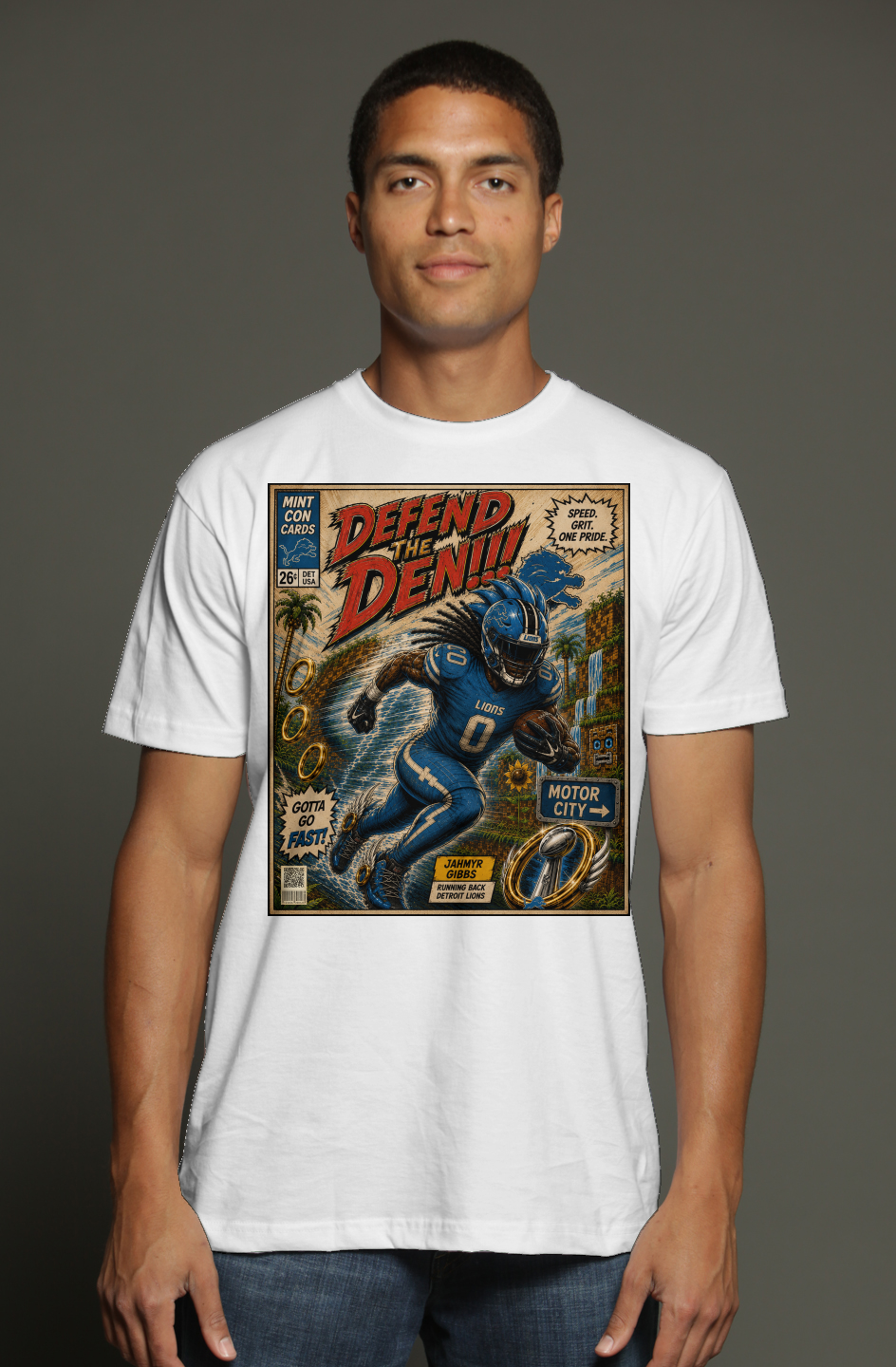 Jahmyr Gibbs is Sonic Fantasy Football Version 2 triblend t shirt