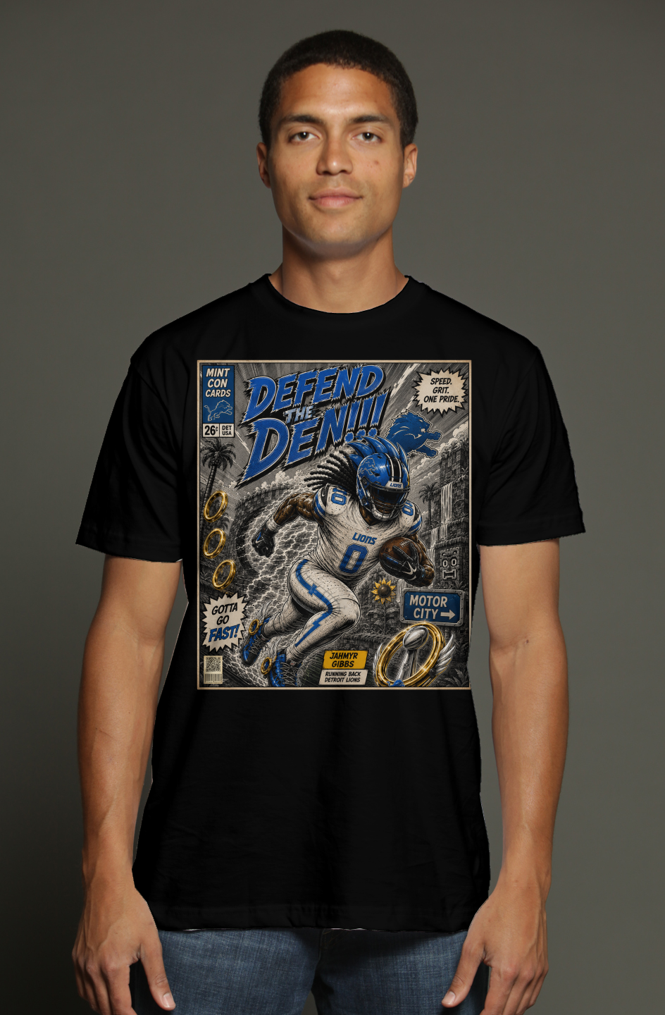 Jahmyr Gibbs is Sonic Fantasy Football Version 3 triblend t shirt