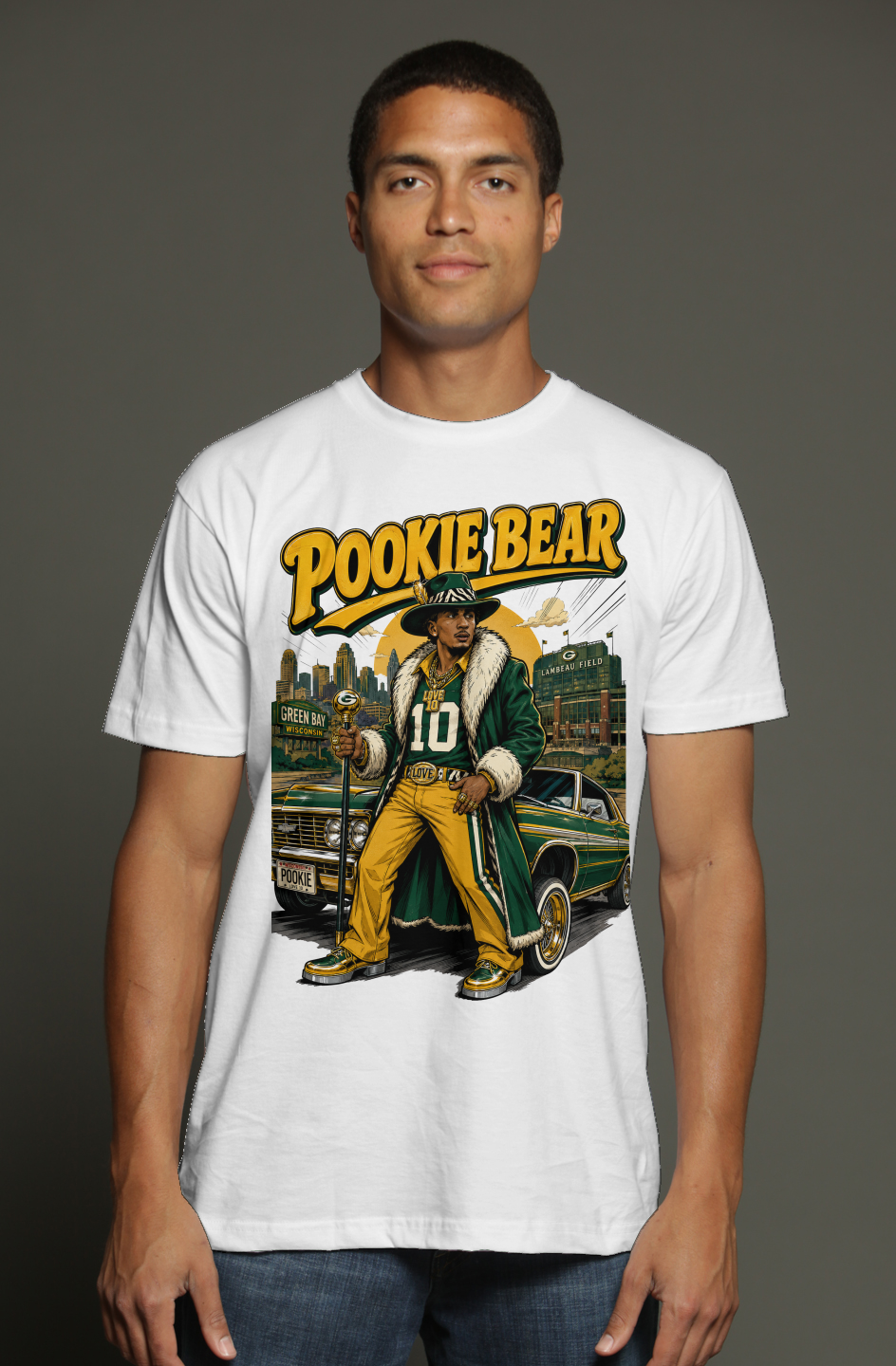 Jordan Love is Pookie -- Green Bay Packers Fantasy Football triblend t shirt