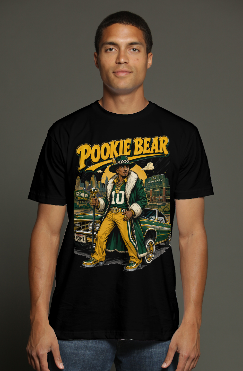 Jordan Love is Pookie -- Green Bay Packers Fantasy Football triblend t shirt
