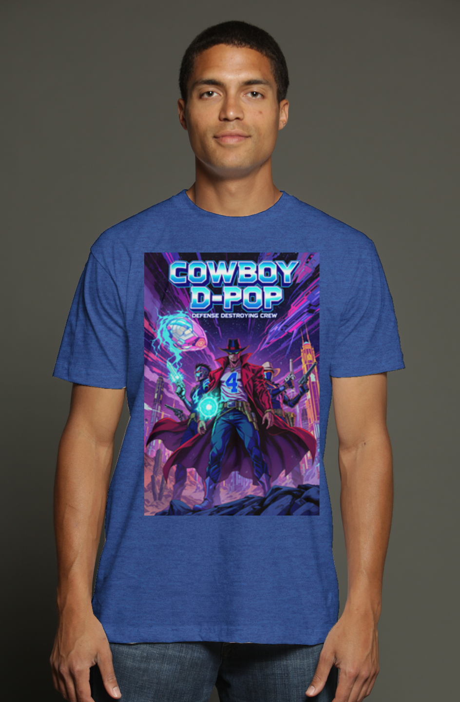 Cowboy D-Pop | Dak & Dallas Fantasy Football triblend t shirt