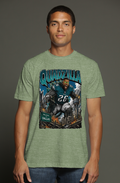 Saquon Barkley is Quadzilla -- Philadelphia Eagles Fantasy Football triblend t shirt