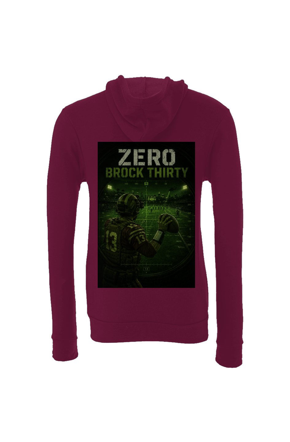 Zero Brock Thirty -- 49ers Fantasy Football COD Sponge Fleece Hoodie