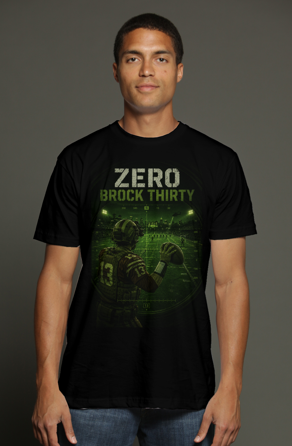 Zero Brock Thirty | 49ers Fantasy Football x COD triblend t shirt