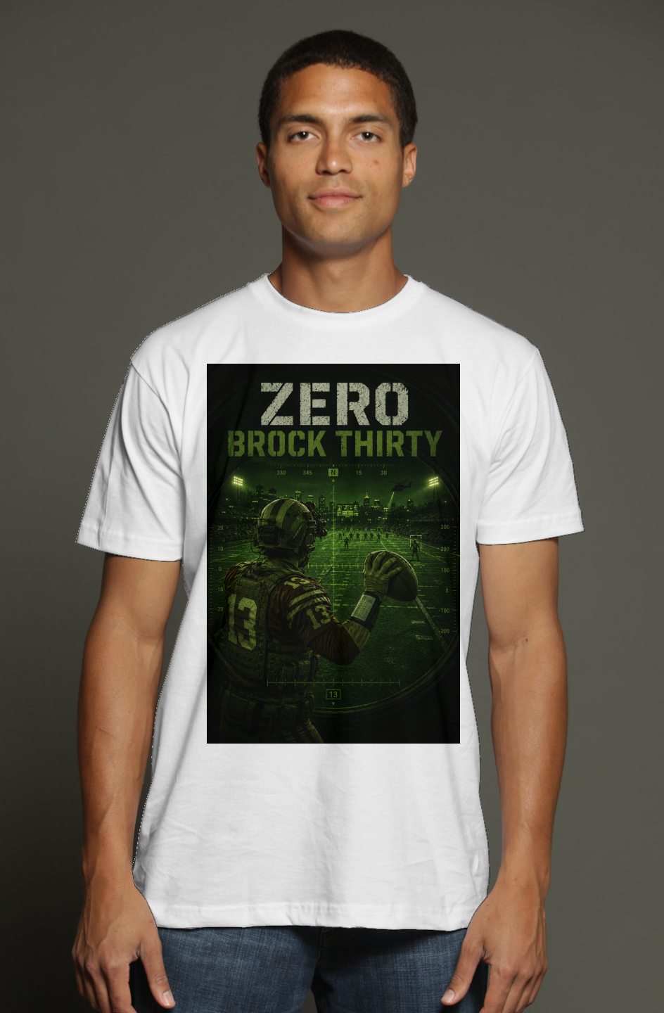 Zero Brock Thirty | 49ers Fantasy Football x COD triblend t shirt
