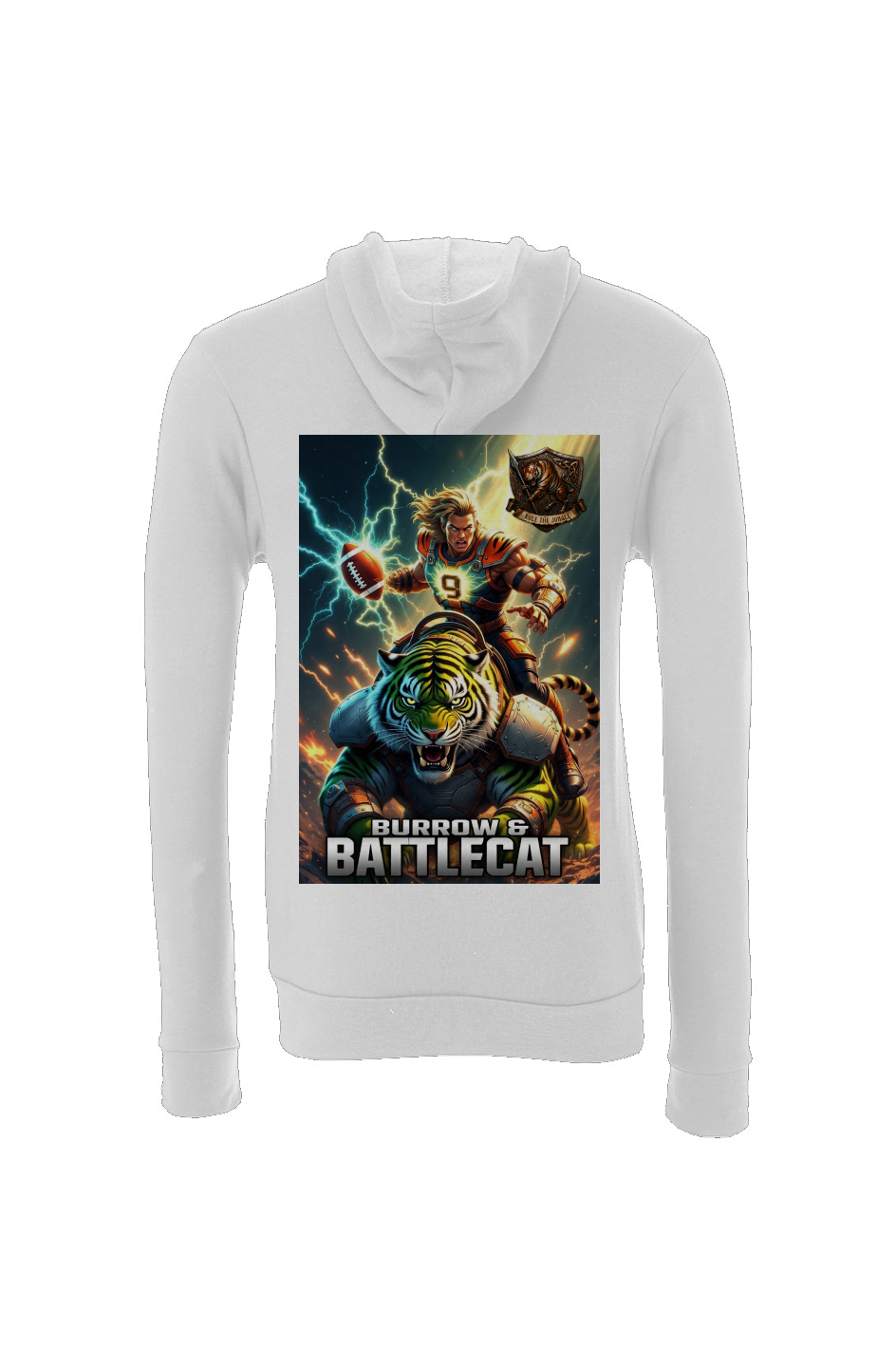 Burrow & Battlecat - Masters of the Universe Fantasy Bengals Sponge Fleece Hoodie