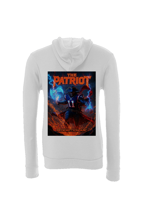 A.J. Brown is The Patriot - Fantasy Football Sponge Fleece Full-Zip Hoodie