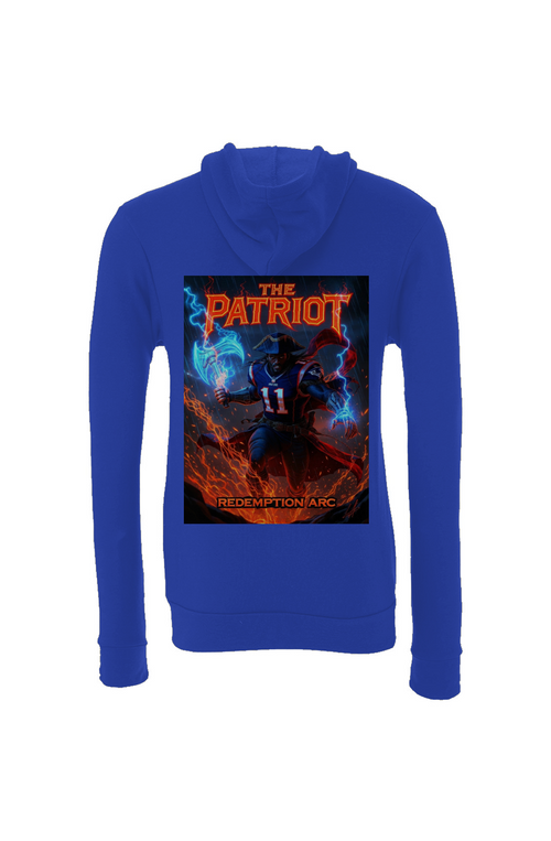 A.J. Brown is The Patriot - Fantasy Football Sponge Fleece Full-Zip Hoodie