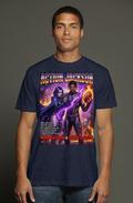 Lamar Action Jackson #1 -- Baltimore Ravens Fantasy Football triblend t shirt