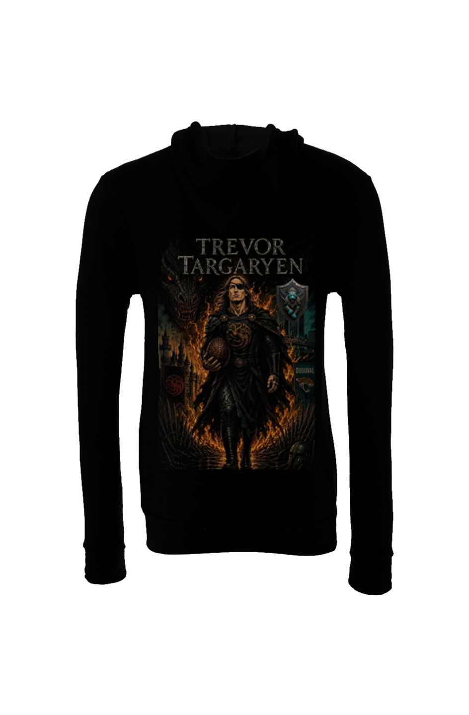 Trevor Targaryen - House of the Jaguar - Fantasy Football Game of Thrones Hoodie