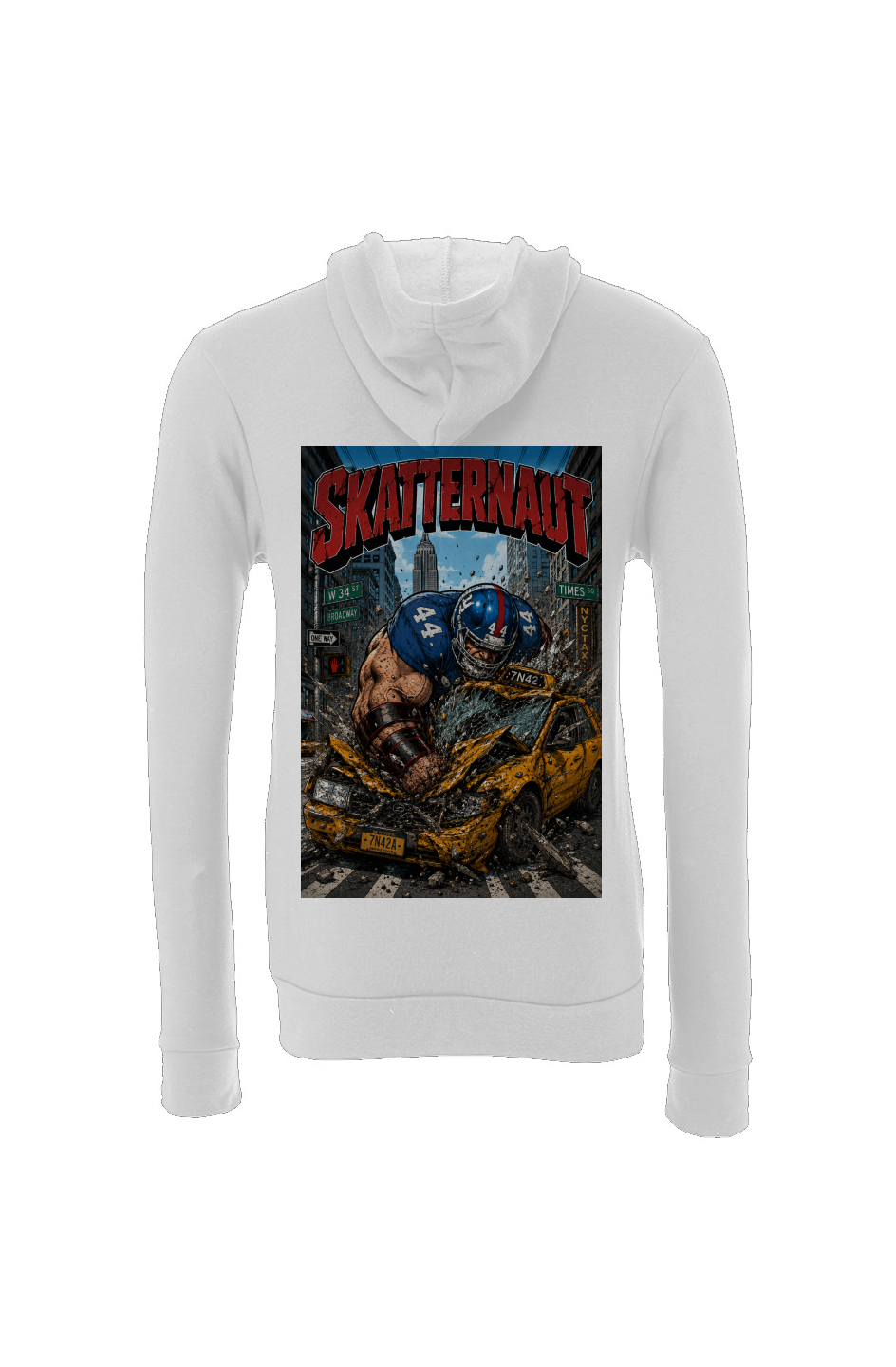 Cam Skatteboo is The Skatternaut -- Giants X-Men Fantasy Football Sponge Fleece Hoodie