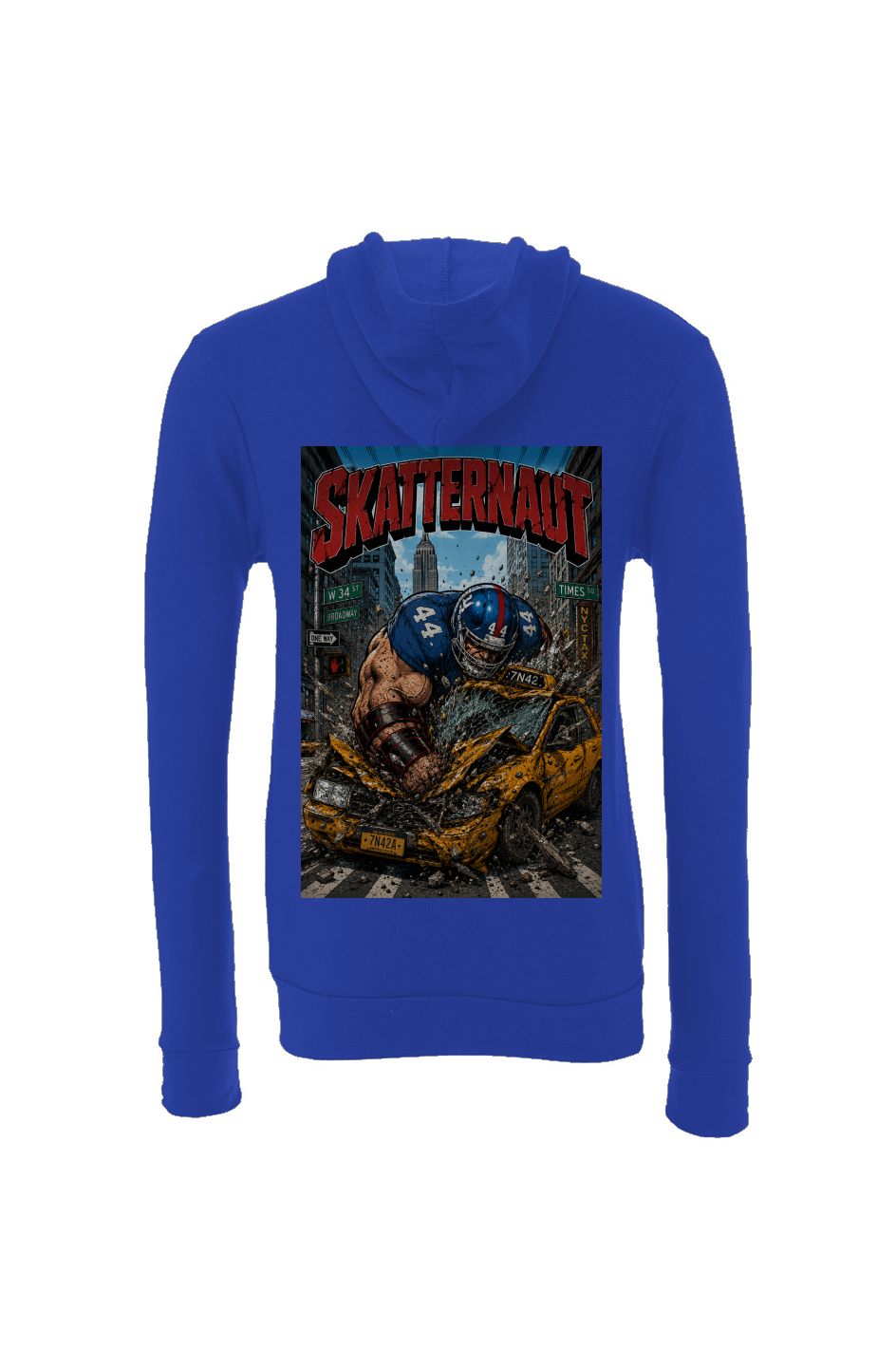 Cam Skatteboo is The Skatternaut -- Giants X-Men Fantasy Football Sponge Fleece Hoodie