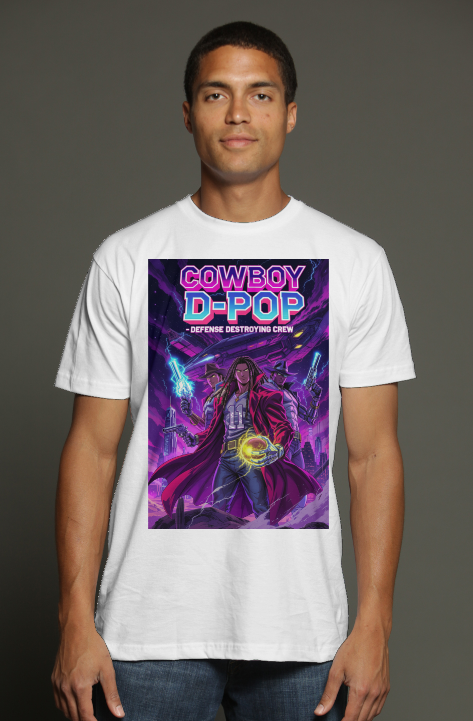 Cowboy D-Pop -- Ceedee Lamb Anime Fantasy Football triblend t shirt