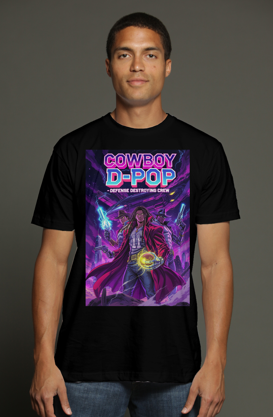 Cowboy D-Pop -- Ceedee Lamb Anime Fantasy Football triblend t shirt