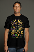 Chris Olave - Mardi Gras New Orleans Saints Fantasy Football triblend t shirt