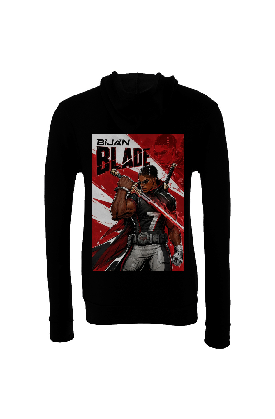 Bijan Robinson is Blade - Atlanta Falcons Fantasy Football Sponge Fleece Hoodie